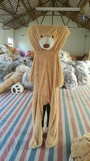 Giant Teddy Bear Plush Toy Huge Soft Toys Leather Shell